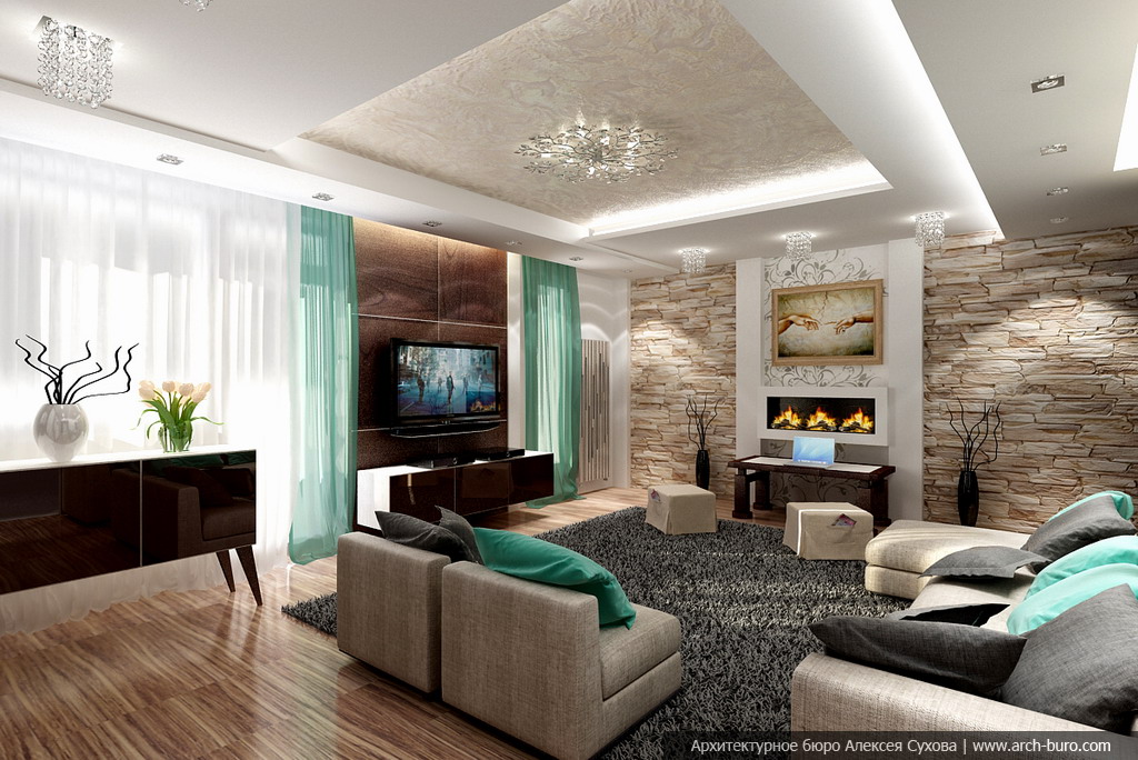 Дизайн интерьера квартир в современном стиле » Современный дизайн на .