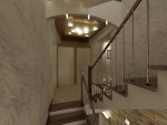Дизайн лестницы в 2х этажном коттедже