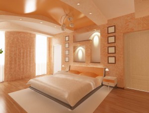 Дизайн интерьера спальной комнаты