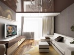 Дизайн интерьера гостиной в однокомнатной квартире