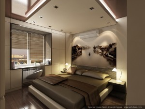 Дизайн квартиры в Москве. Спальня родителей