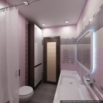 Дизайн квартиры в современном стиле. Интерьер ванной