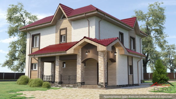 Дизайн и оформление фасадов частного жилого дома